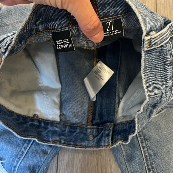 BDG urban Outfitters High Rise Carpenter Jeans Size 27 - Picture 5 of 10